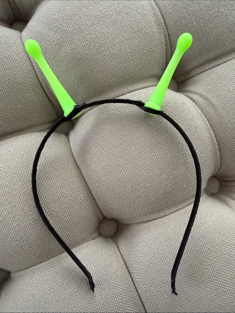 Neon Green Alien Antenna Headband - Fun Costume Accessory